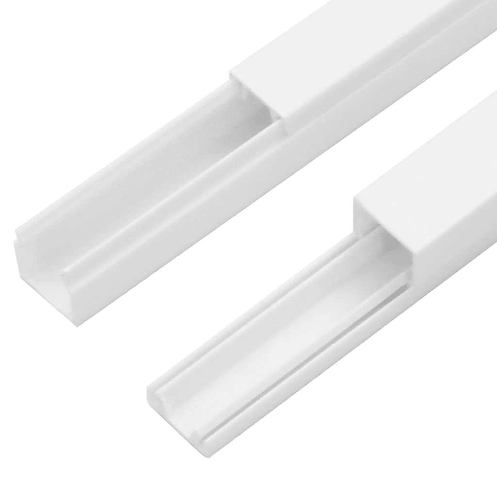 vidaXL Kanał elektroinstalacyjny, 20x10 mm, 30 m, PVC