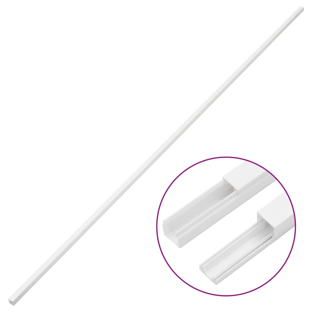 vidaXL Kanał elektroinstalacyjny, 30x20 mm, 30 m, PVC