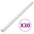 vidaXL Kanał elektroinstalacyjny, 33x33 mm, 30 m, PVC