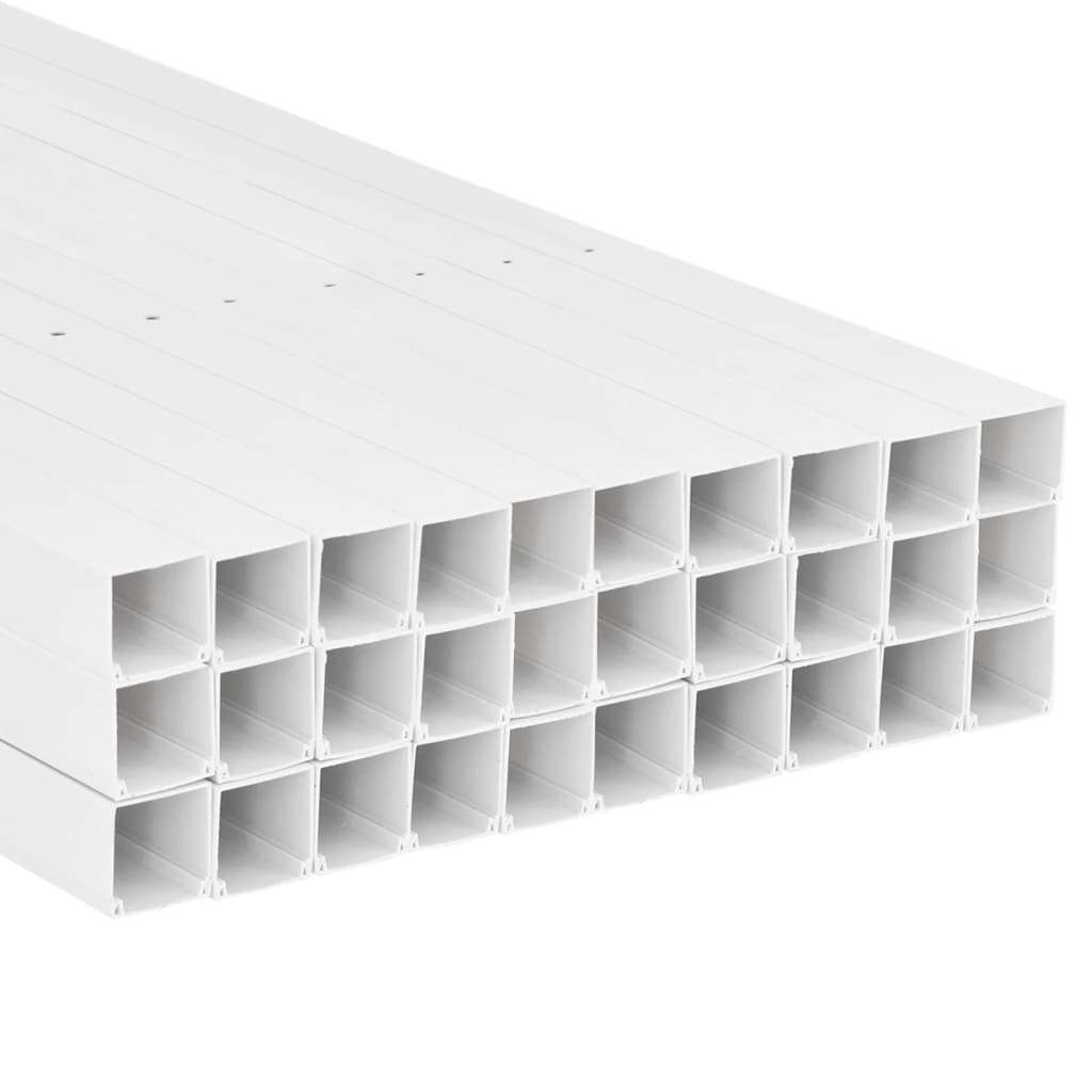 vidaXL Kanał elektroinstalacyjny, 60x40 mm, 30 m, PVC