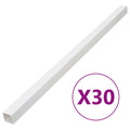 vidaXL Kanał elektroinstalacyjny, 50x25 mm, 30 m, PVC
