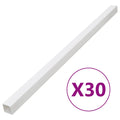 vidaXL Kanał elektroinstalacyjny, 100x60 mm, 30 m, PVC