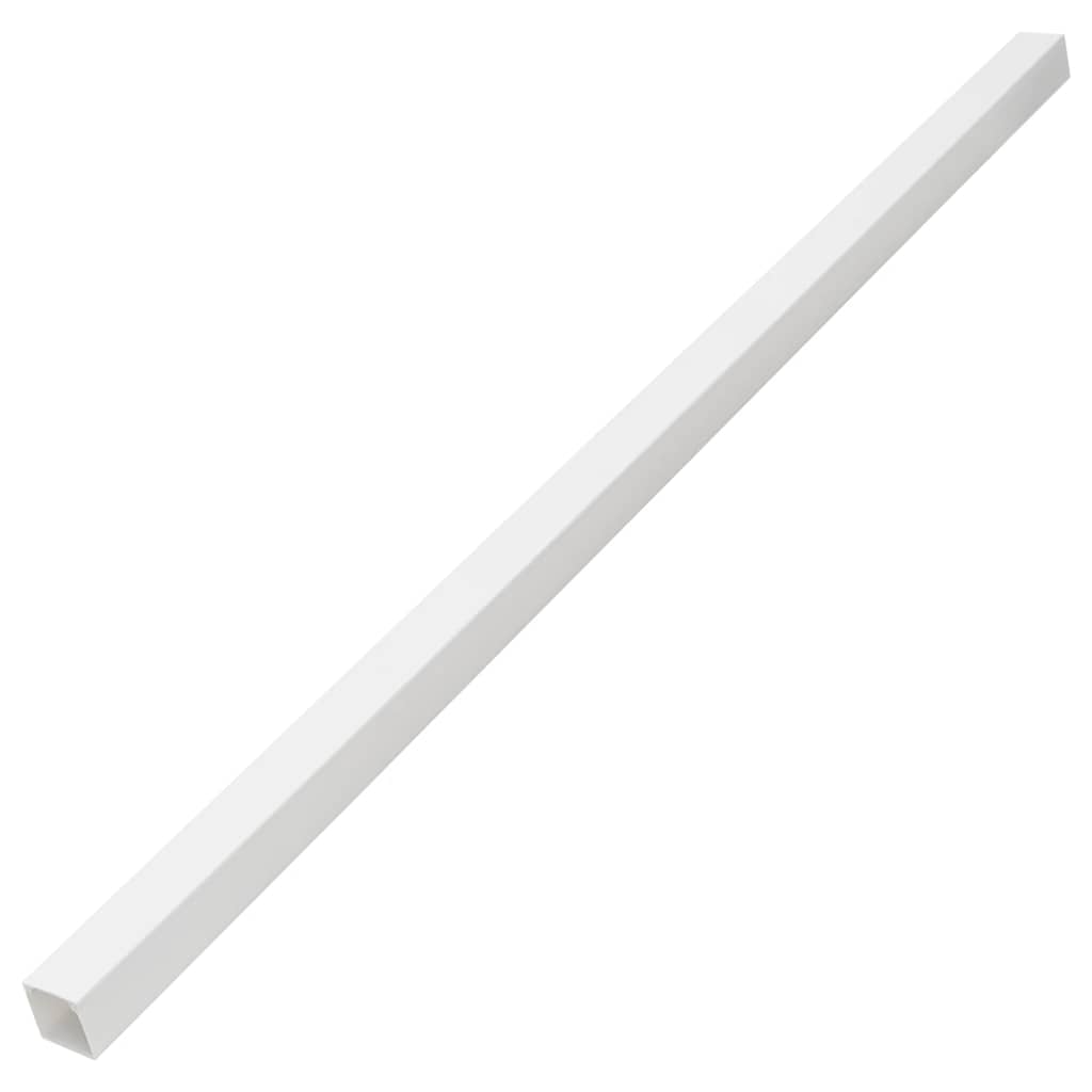 vidaXL Kanał elektroinstalacyjny, samoprzylepny, 10x10 mm, 10 m, PVC
