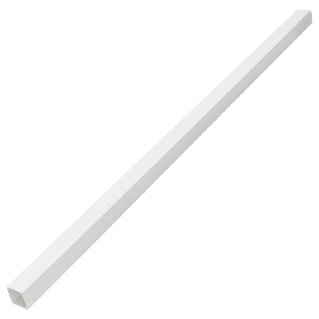 vidaXL Kanał elektroinstalacyjny, samoprzylepny, 20x10 mm, 10 m, PVC