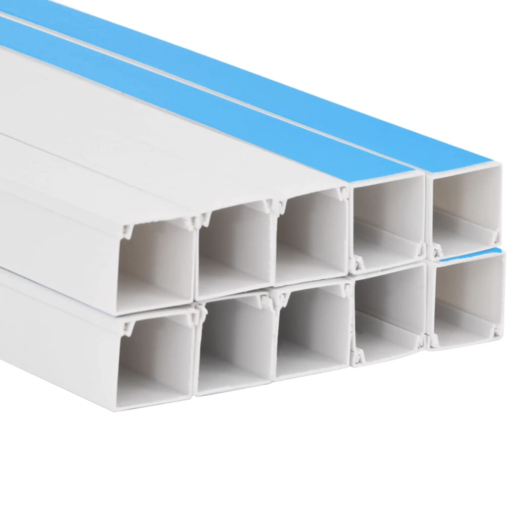 vidaXL Kanał elektroinstalacyjny, samoprzylepny, 40x25 mm, 10 m, PVC