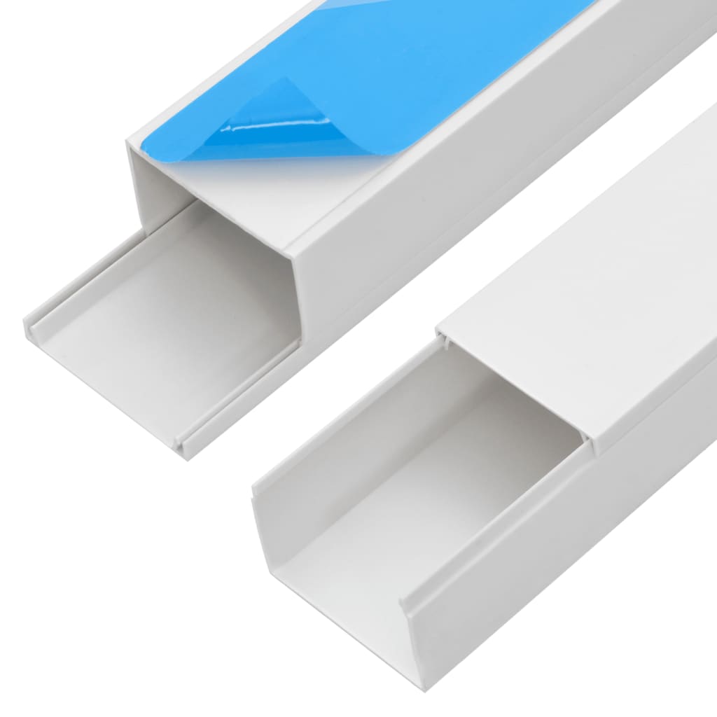vidaXL Kanał elektroinstalacyjny, samoprzylepny, 100x40 mm, 10 m, PVC