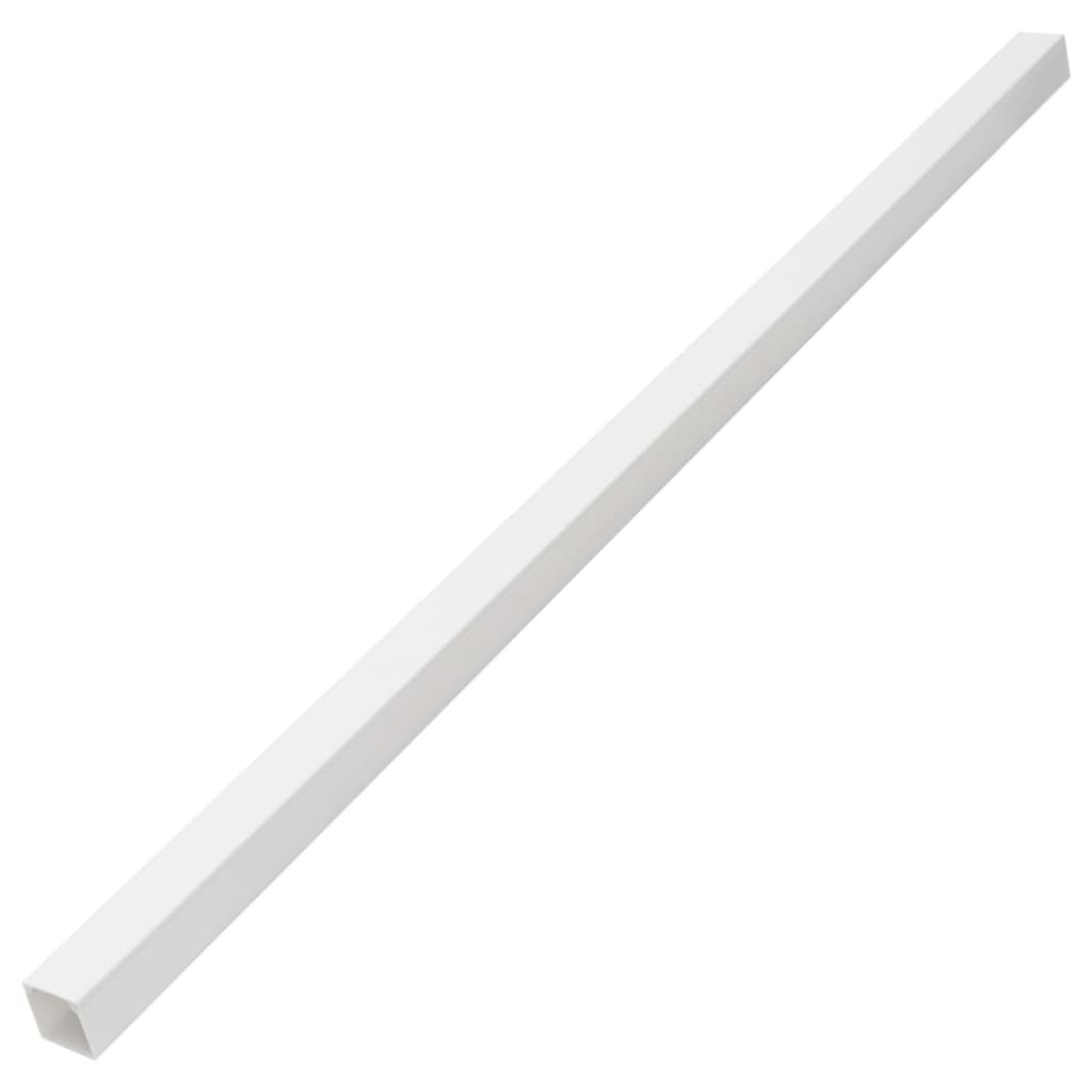 vidaXL Kanał elektroinstalacyjny, samoprzylepny, 20x10 mm, 30 m, PVC