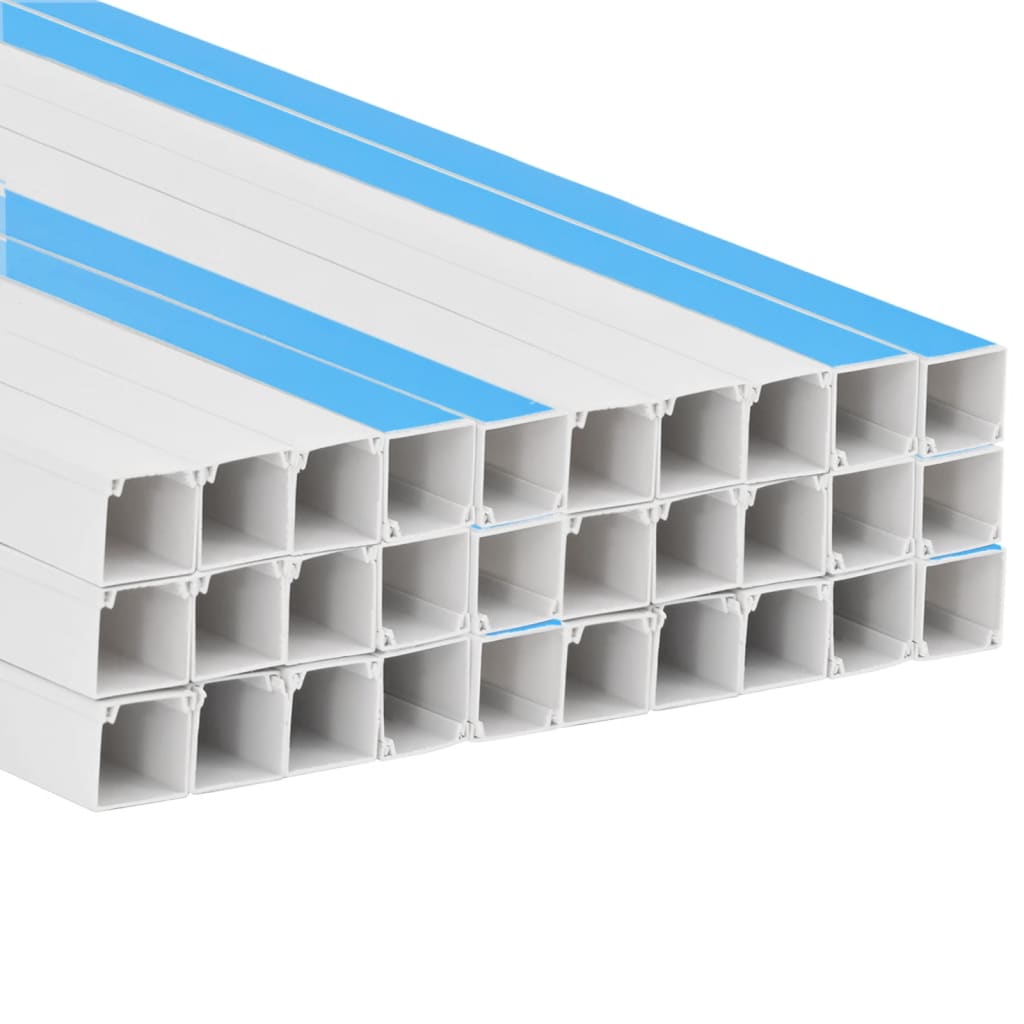 vidaXL Kanał elektroinstalacyjny, samoprzylepny, 25x16 mm 30 m PVC