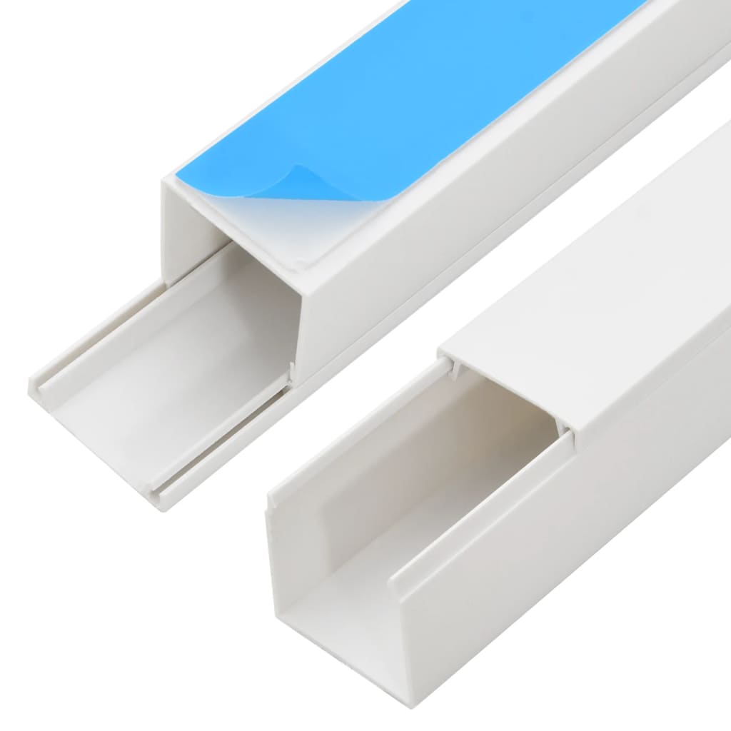 vidaXL Kanał elektroinstalacyjny, samoprzylepny, 40x40 mm, 30 m, PVC