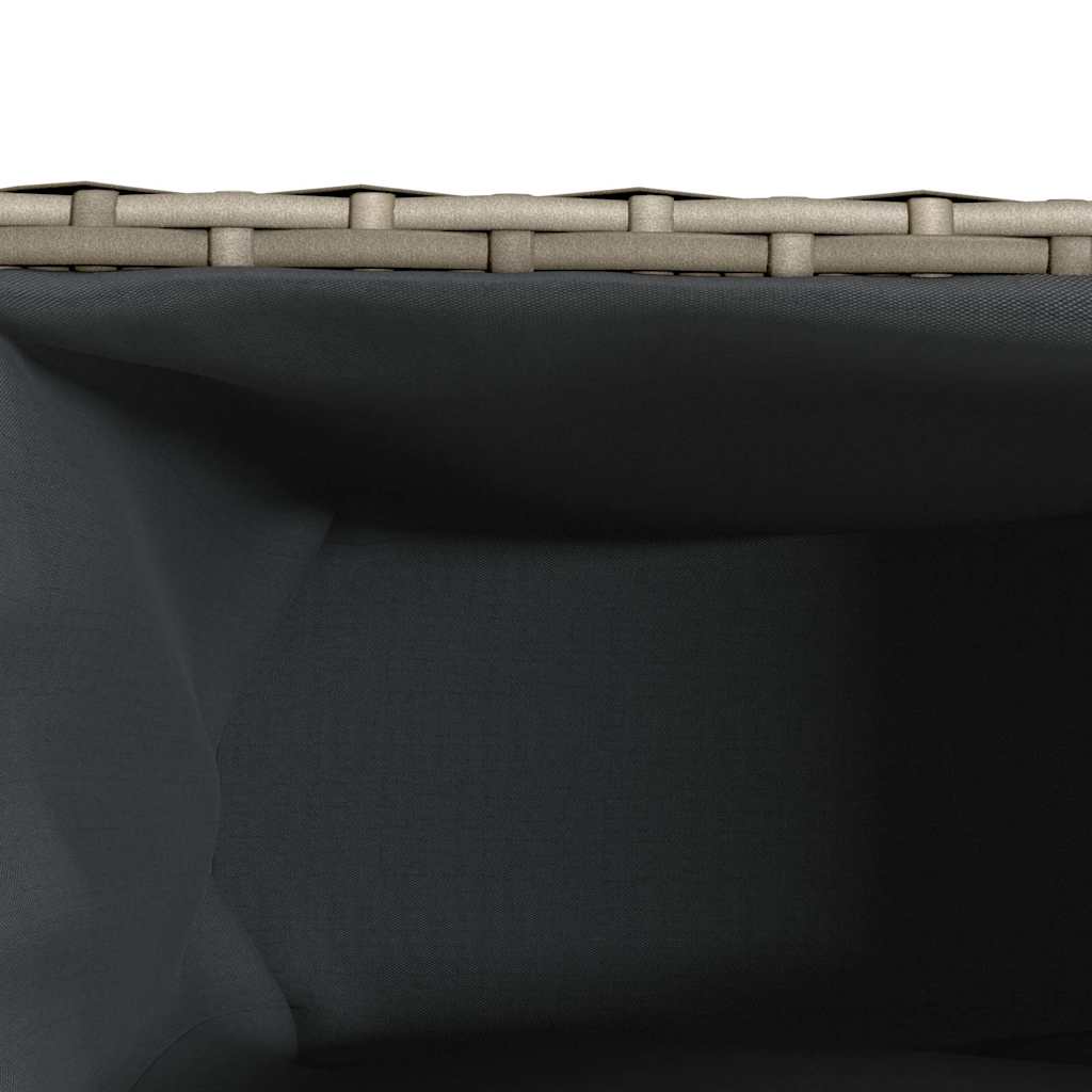 vidaXL Donice ogrodowe z 2 wkładami, 2 szt., szare, 90x20x40 cm