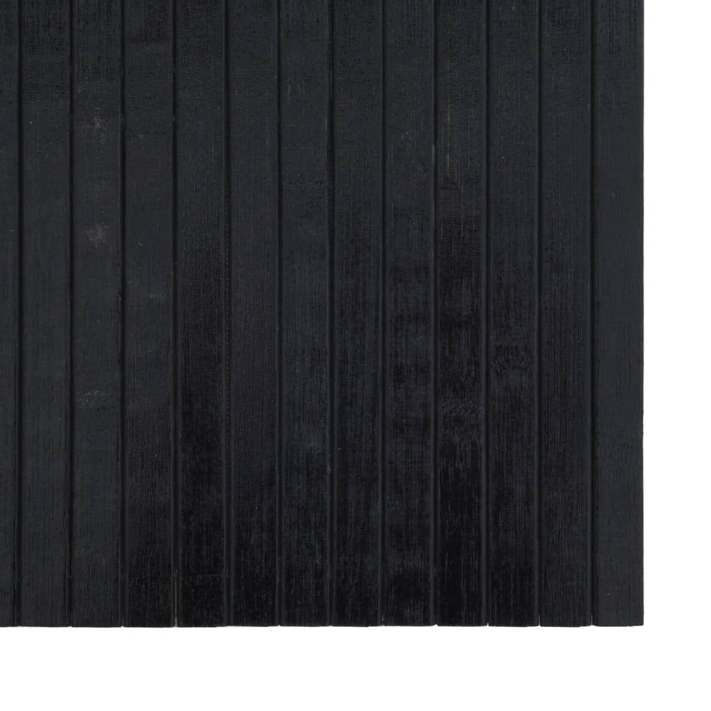 vidaXL Dywan prostokątny, czarny, 60x300 cm, bambusowy