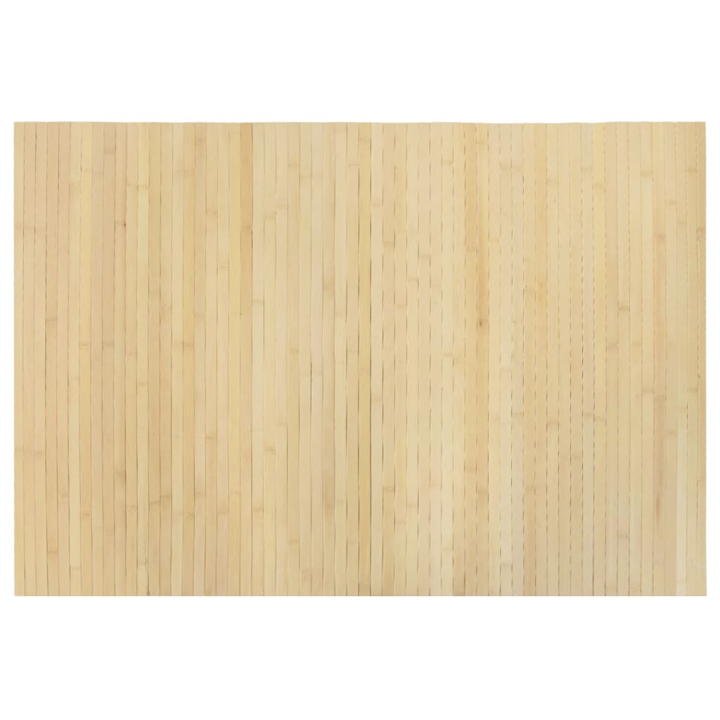 vidaXL Dywan prostokątny, jasny naturalny, 70x100 cm, bambusowy