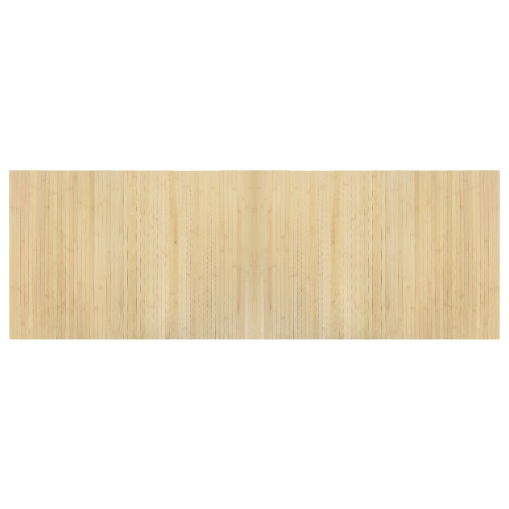 vidaXL Dywan prostokątny, jasny naturalny, 70x200 cm, bambusowy