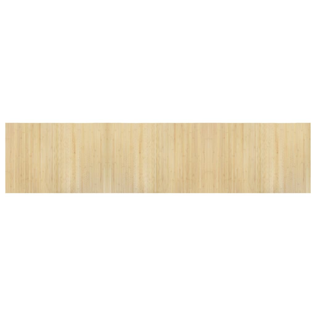 vidaXL Dywan prostokątny, jasny naturalny, 70x300 cm, bambusowy