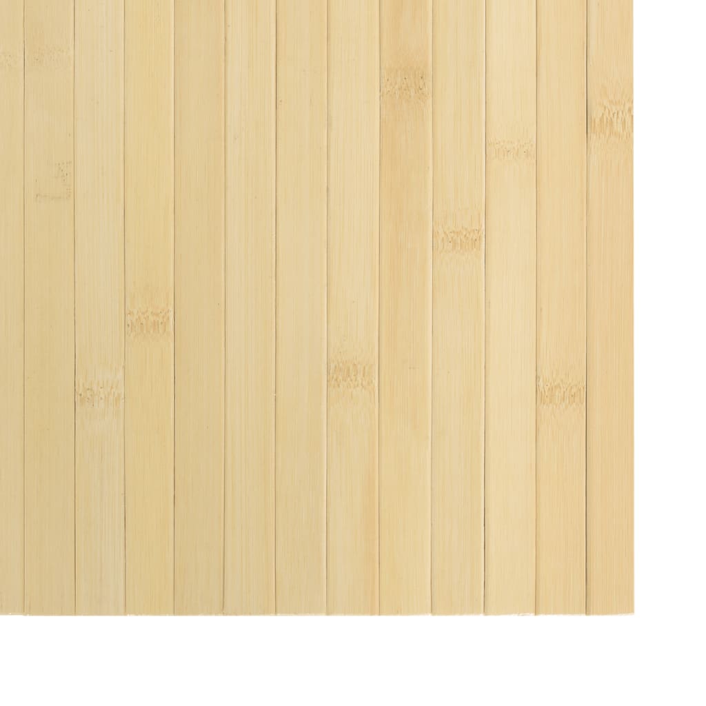 vidaXL Dywan prostokątny, jasny naturalny, 70x500 cm, bambusowy