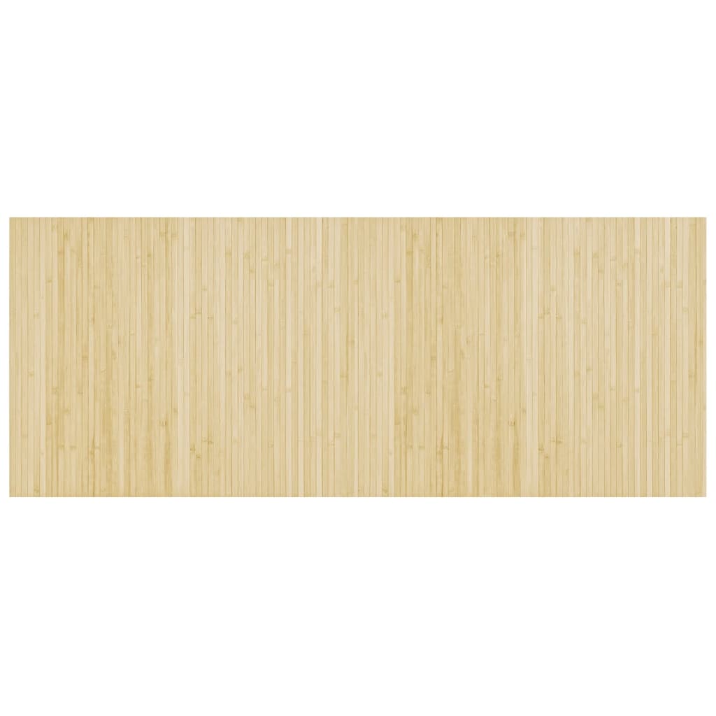 vidaXL Dywan prostokątny, jasny naturalny, 80x200 cm, bambusowy
