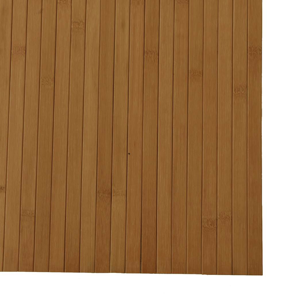 vidaXL Dywan prostokątny, brązowy, 80x300 cm, bambusowy