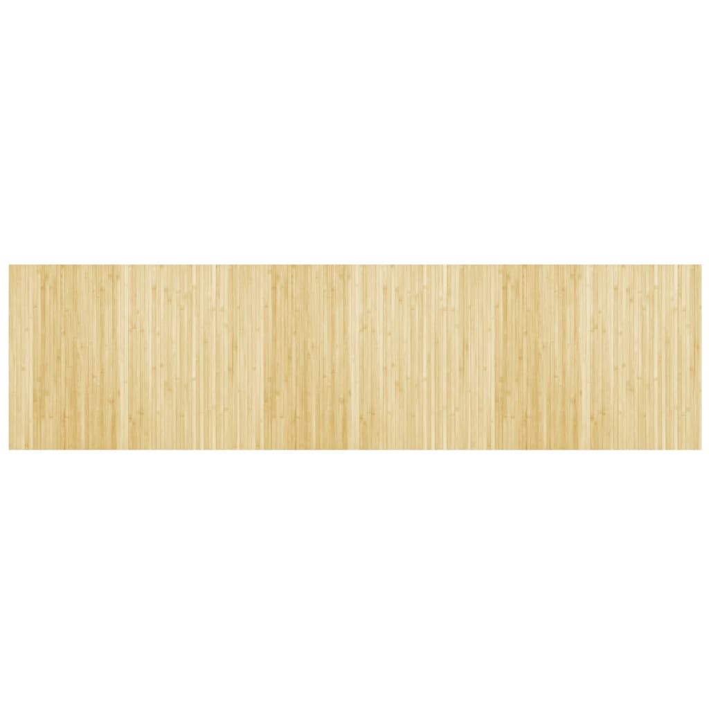 vidaXL Dywan prostokątny, jasny naturalny, 80x300 cm, bambusowy