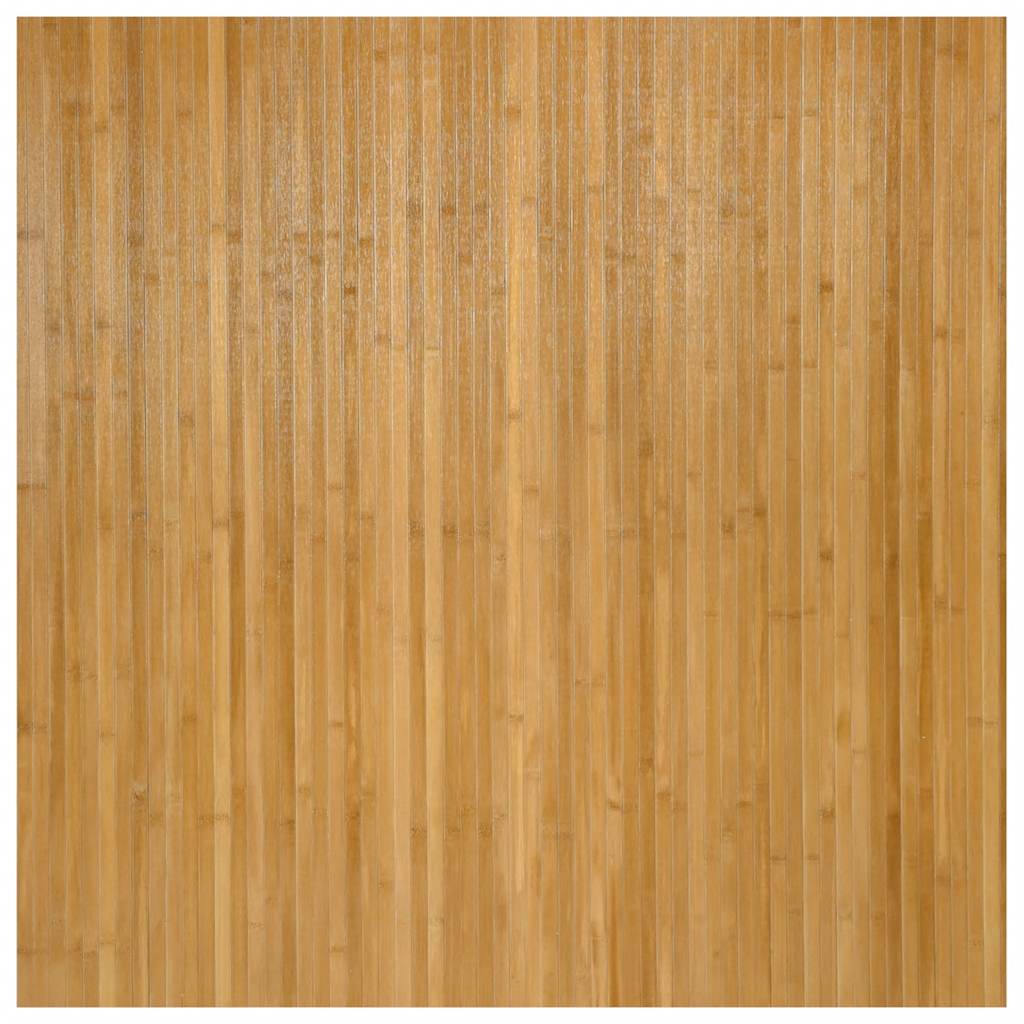 vidaXL Dywan prostokątny, naturalny, 100x100 cm, bambusowy