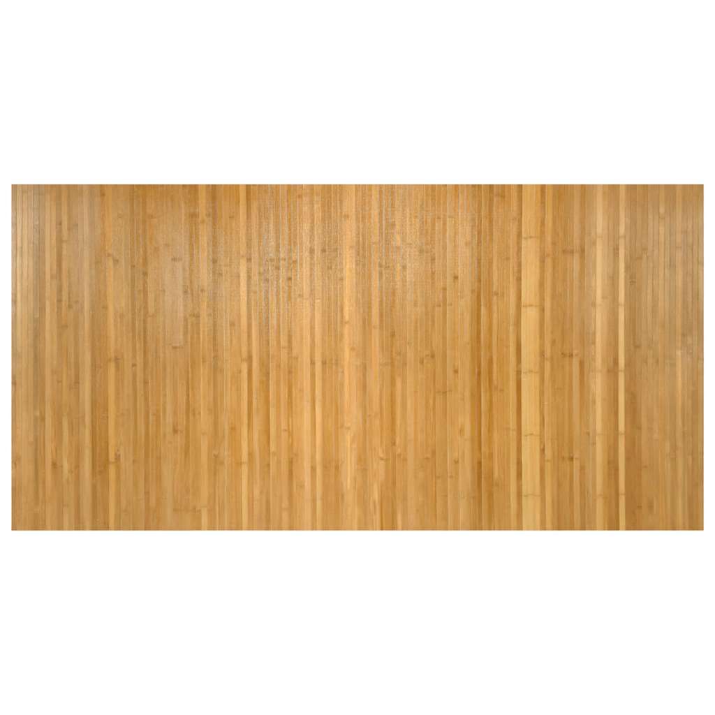 vidaXL Dywan prostokątny, naturalny, 100x200 cm, bambusowy