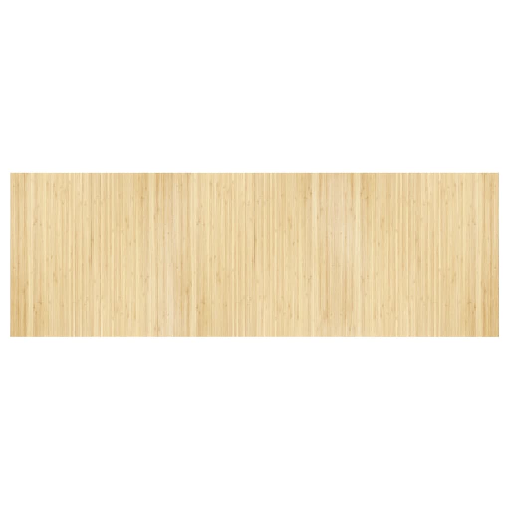 vidaXL Dywan prostokątny, jasny naturalny, 100x300 cm, bambusowy