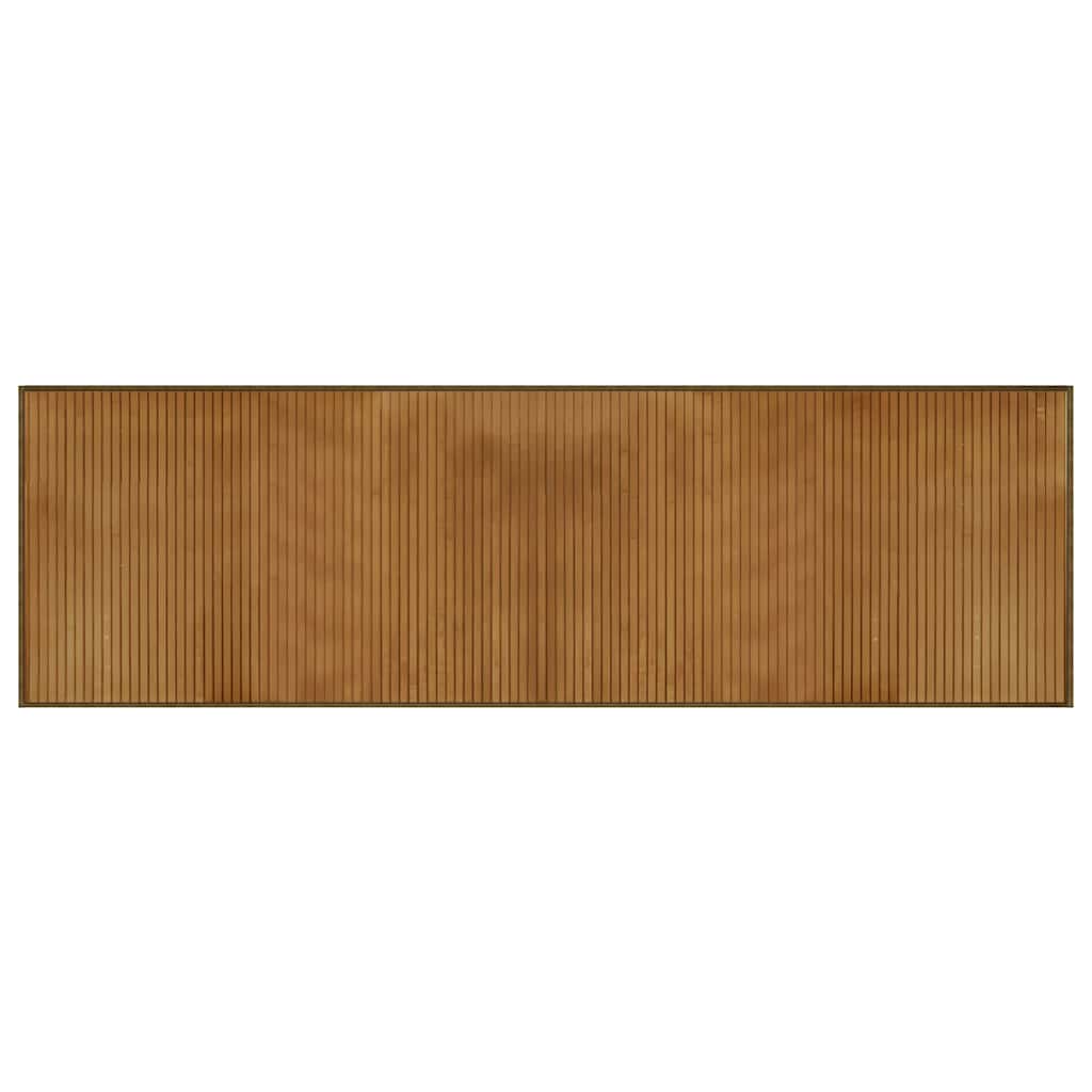vidaXL Dywan prostokątny, brązowy, 60x200 cm, bambusowy