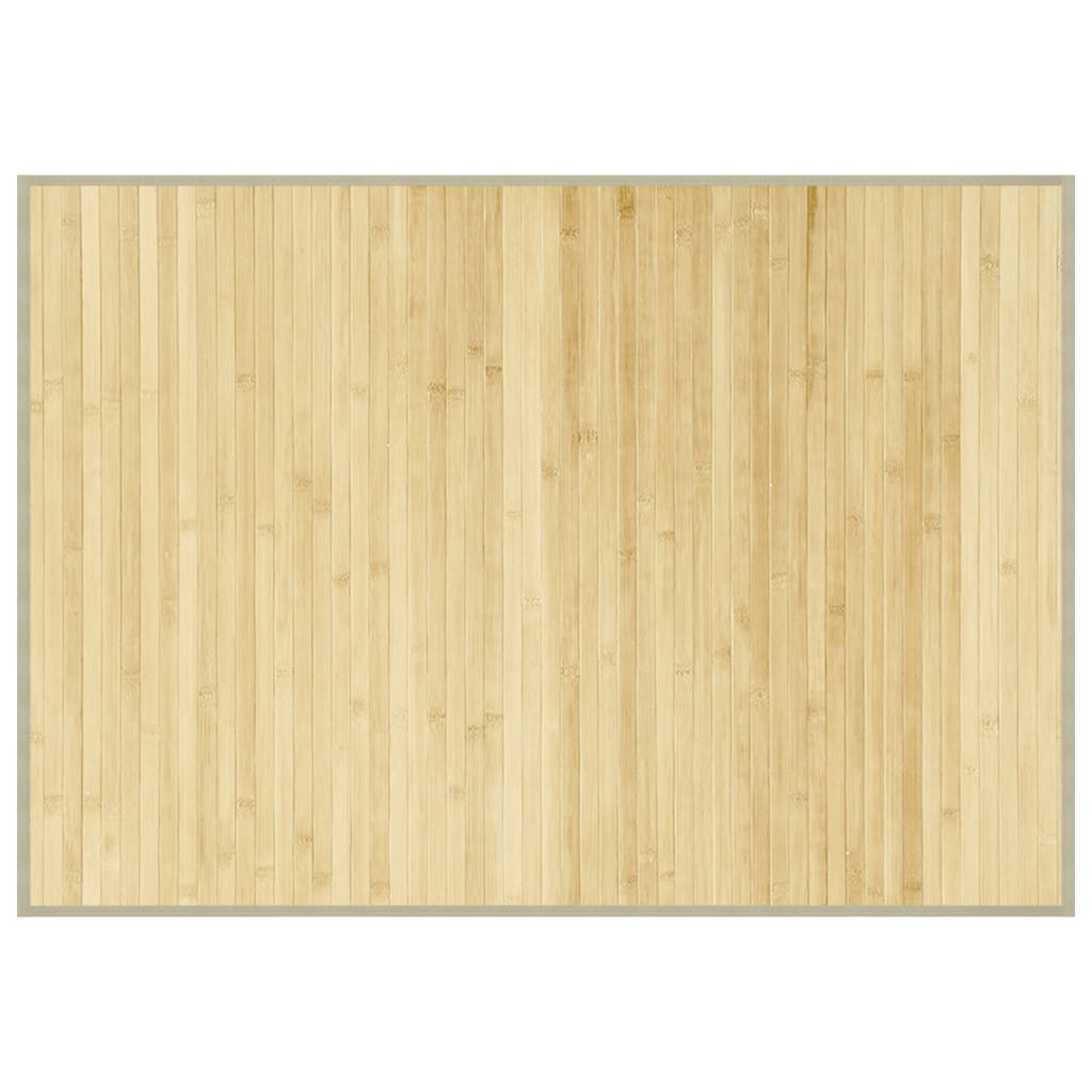 vidaXL Dywan prostokątny, jasny naturalny, 70x100 cm, bambusowy