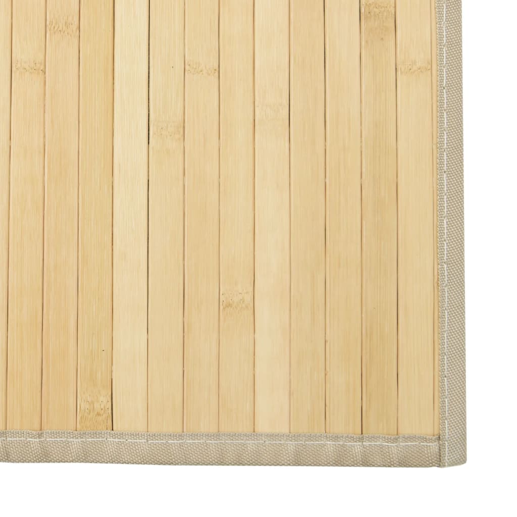 vidaXL Dywan prostokątny, jasny naturalny, 70x100 cm, bambusowy