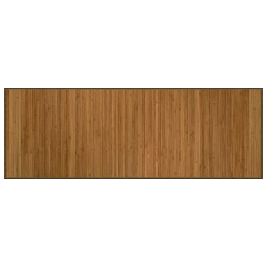 vidaXL Dywan prostokątny, brązowy, 70x200 cm, bambusowy
