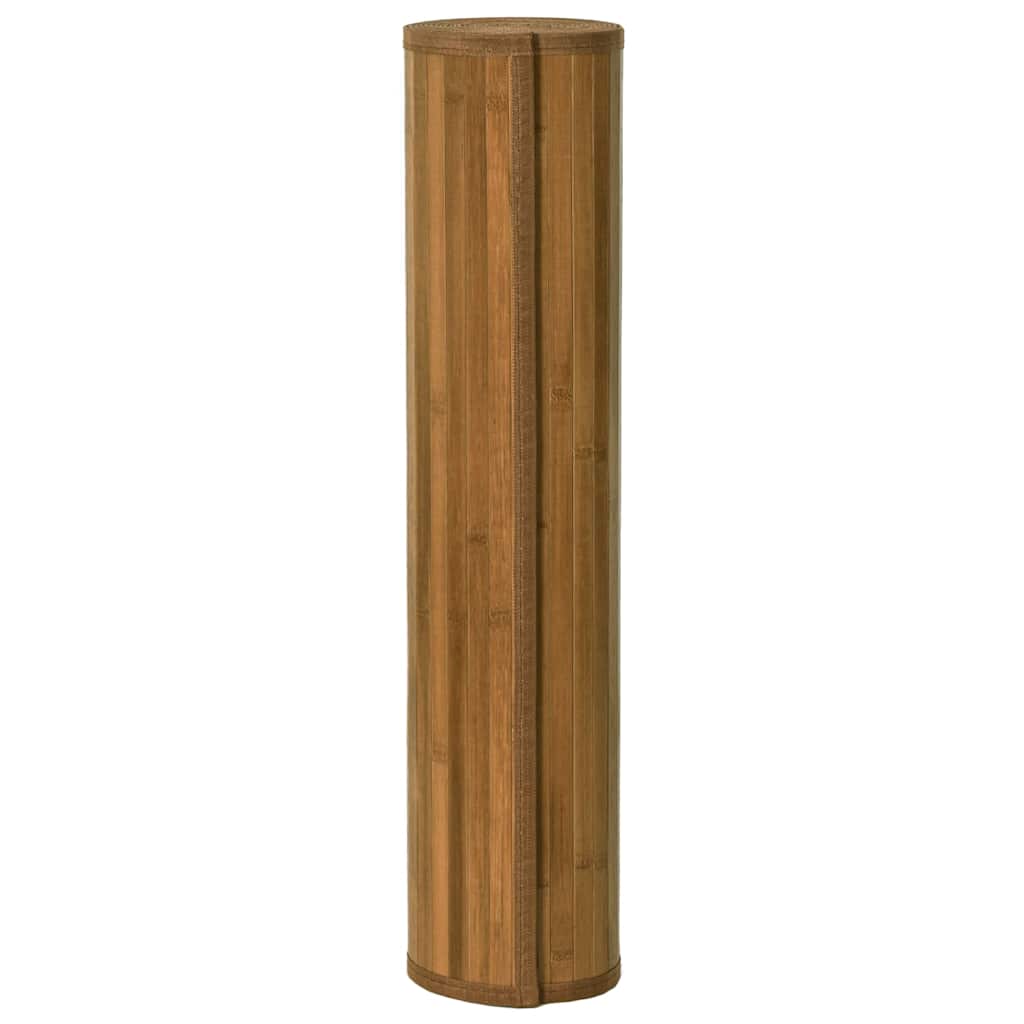 vidaXL Dywan prostokątny, brązowy, 70x200 cm, bambusowy