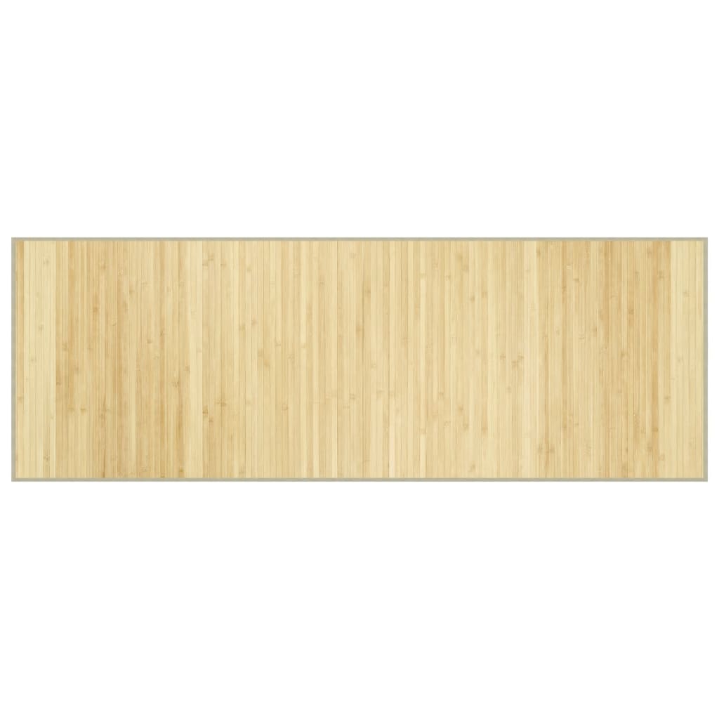 vidaXL Dywan prostokątny, jasny naturalny, 70x200 cm, bambusowy