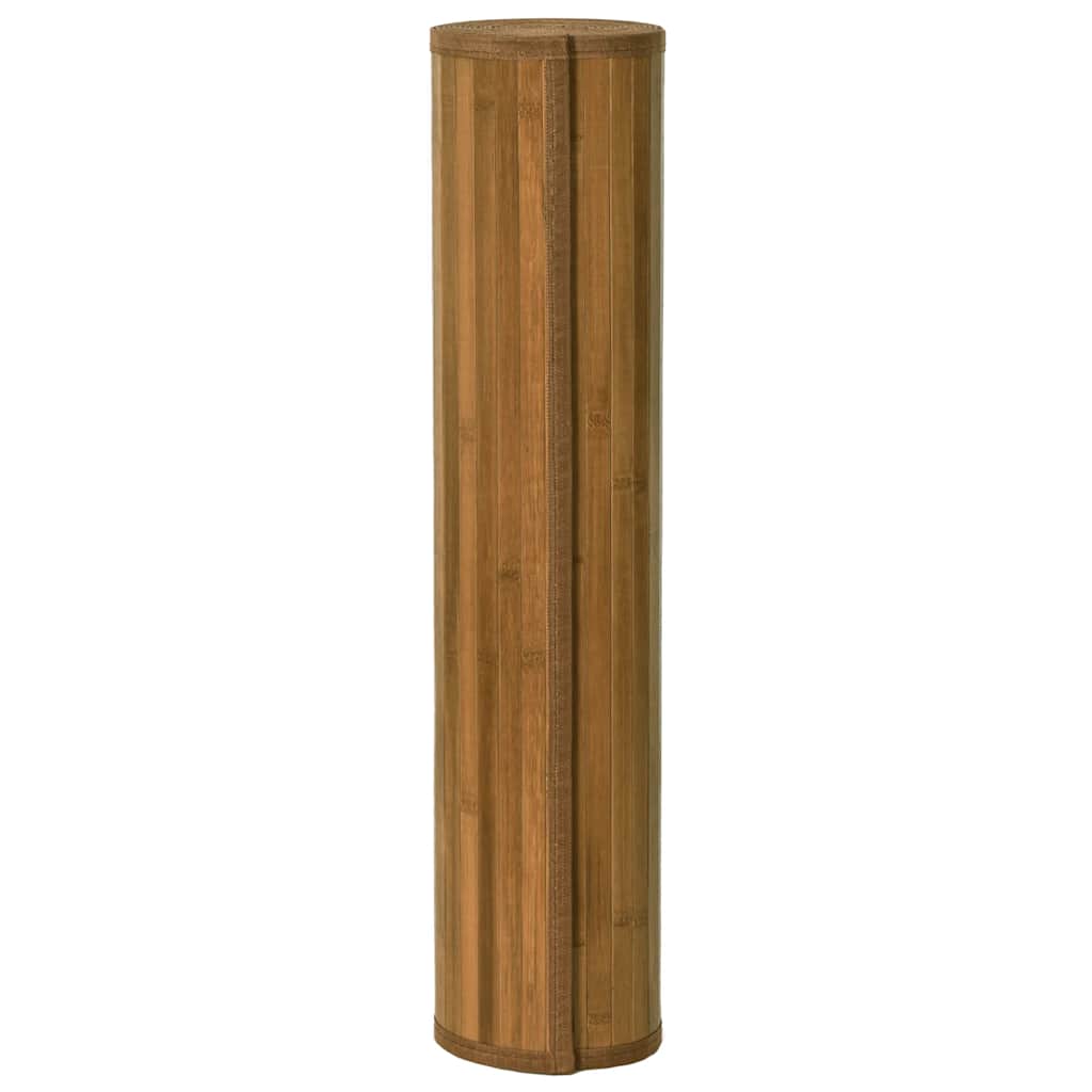 vidaXL Dywan prostokątny, brązowy, 70x1000 cm, bambusowy