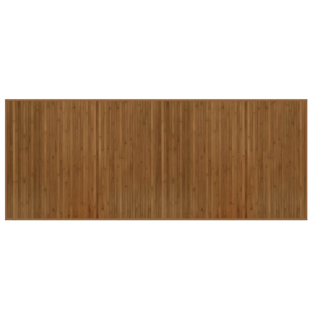 vidaXL Dywan prostokątny, brązowy, 80x200 cm, bambusowy