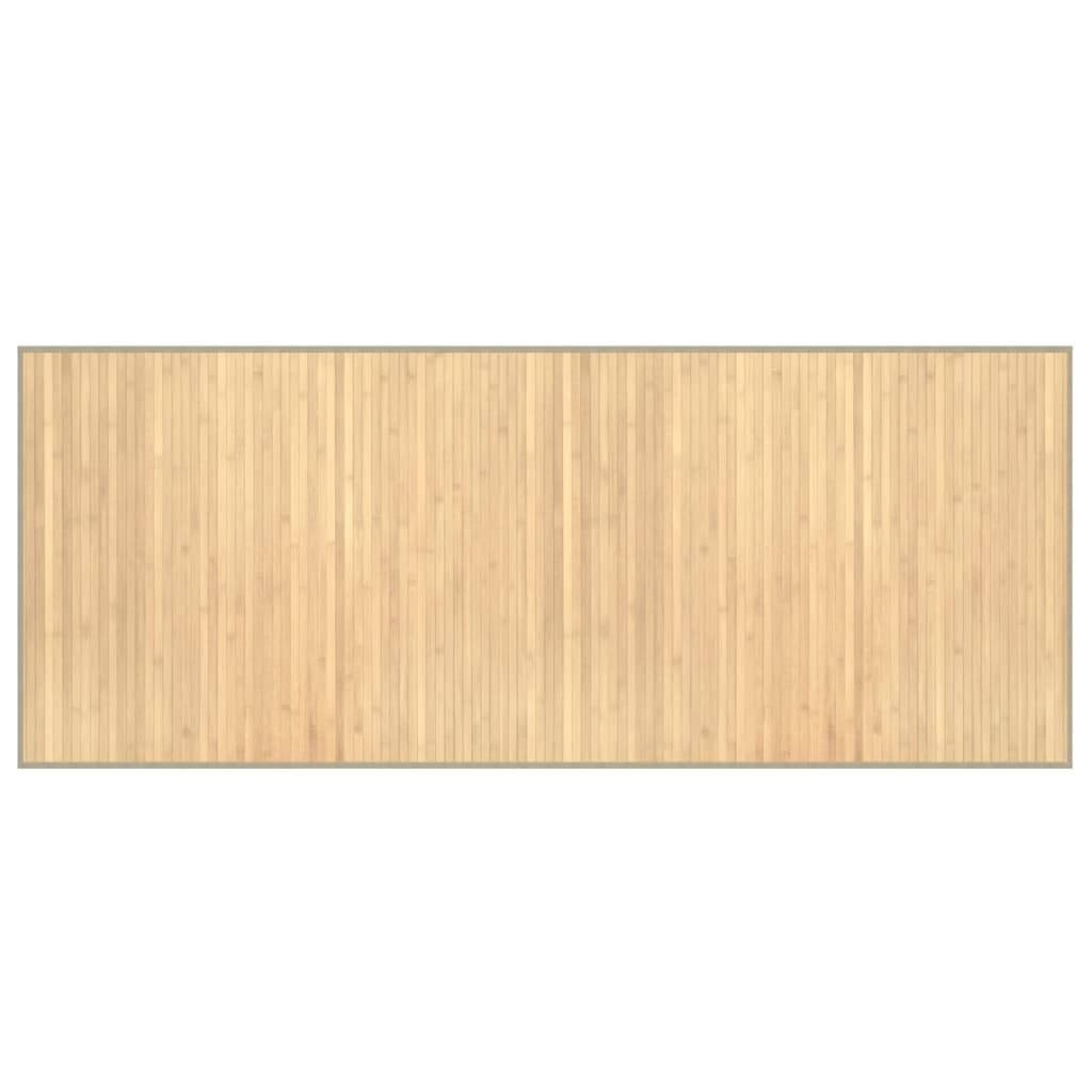 vidaXL Dywan prostokątny, jasny naturalny, 80x200 cm, bambusowy