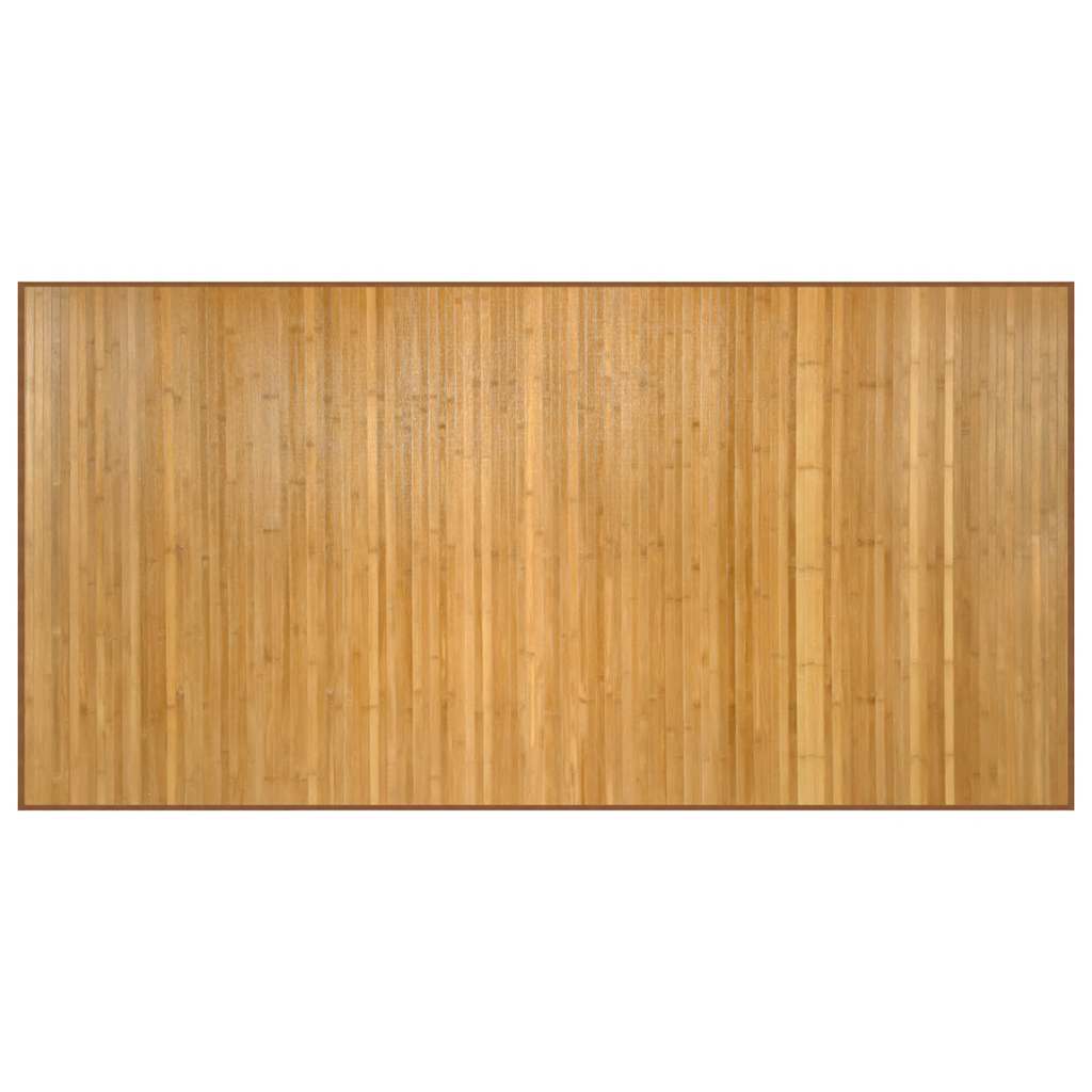 vidaXL Dywan prostokątny, naturalny, 100x200 cm, bambusowy