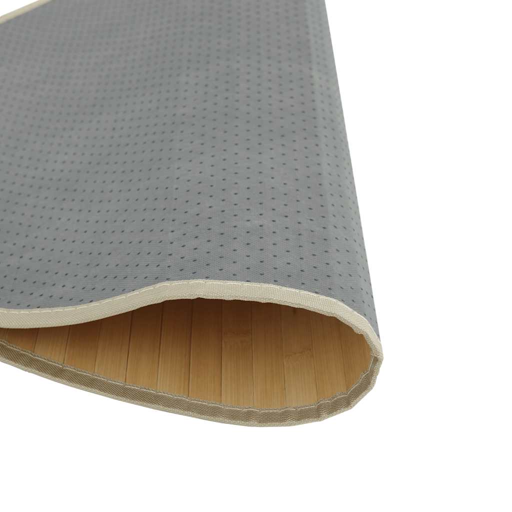 vidaXL Dywan okrągły, jasny naturalny, 60 cm, bambusowy