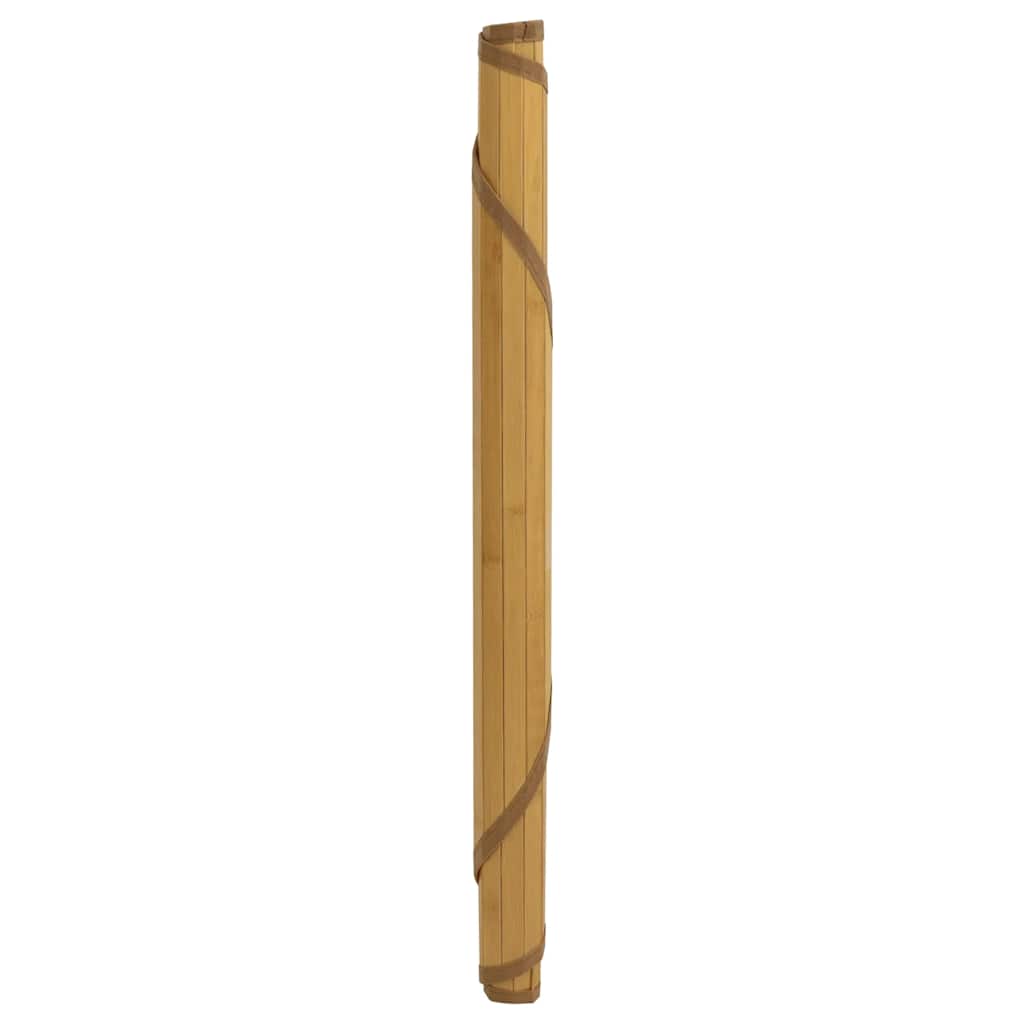 vidaXL Dywan okrągły, naturalny, 80 cm, bambusowy