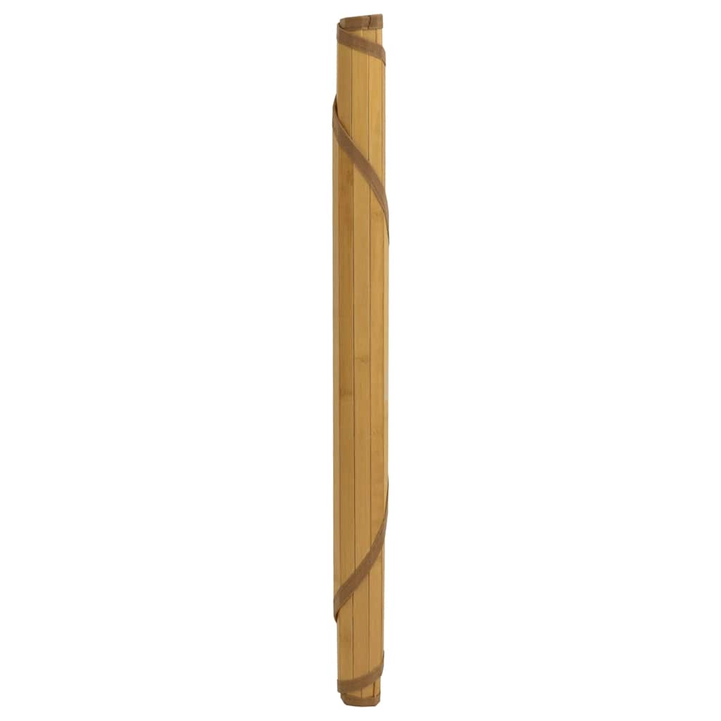 vidaXL Dywan okrągły, naturalny, 100 cm, bambusowy