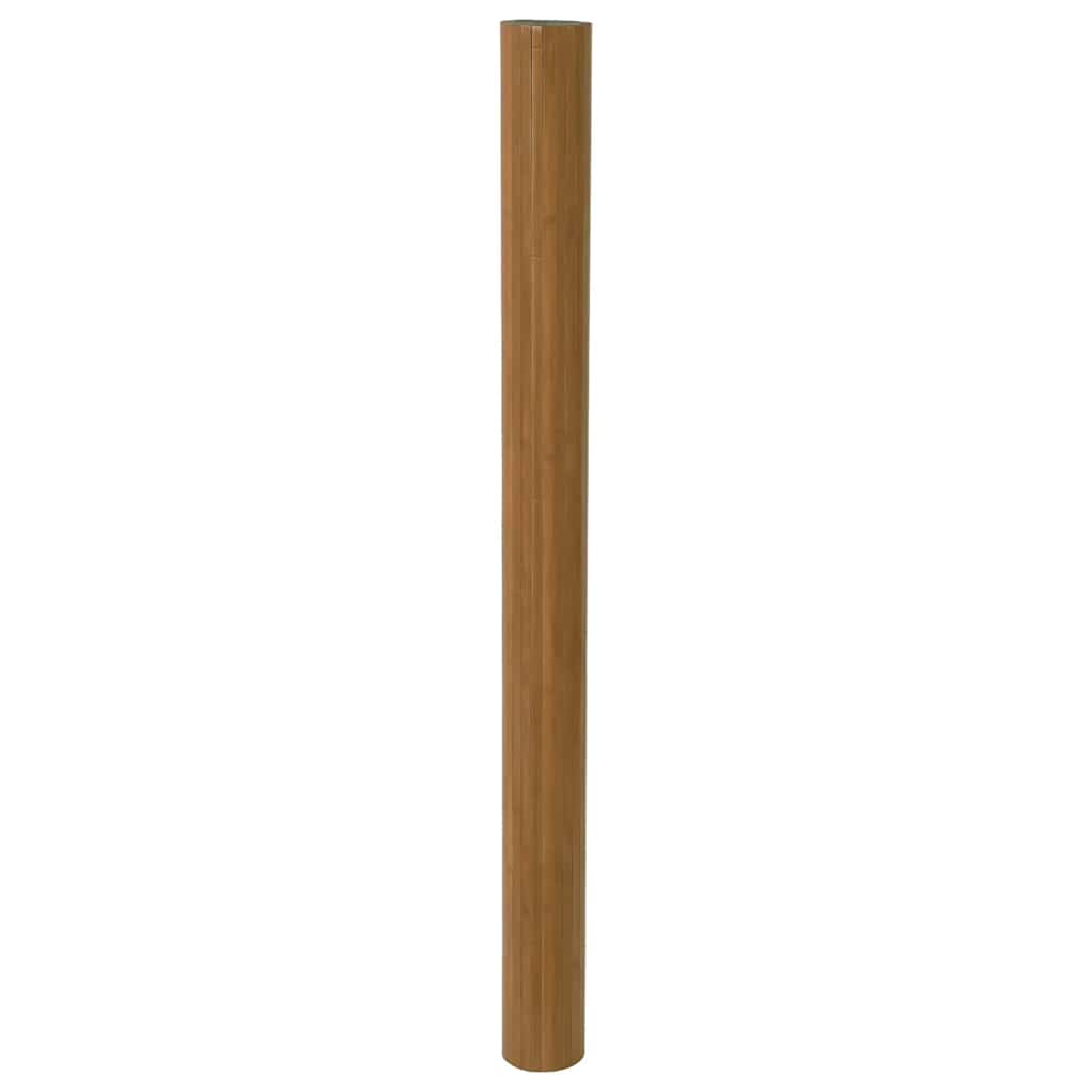 vidaXL Parawan, brązowy, szerokość 250 cm, wysokość 165 cm, bambusowy