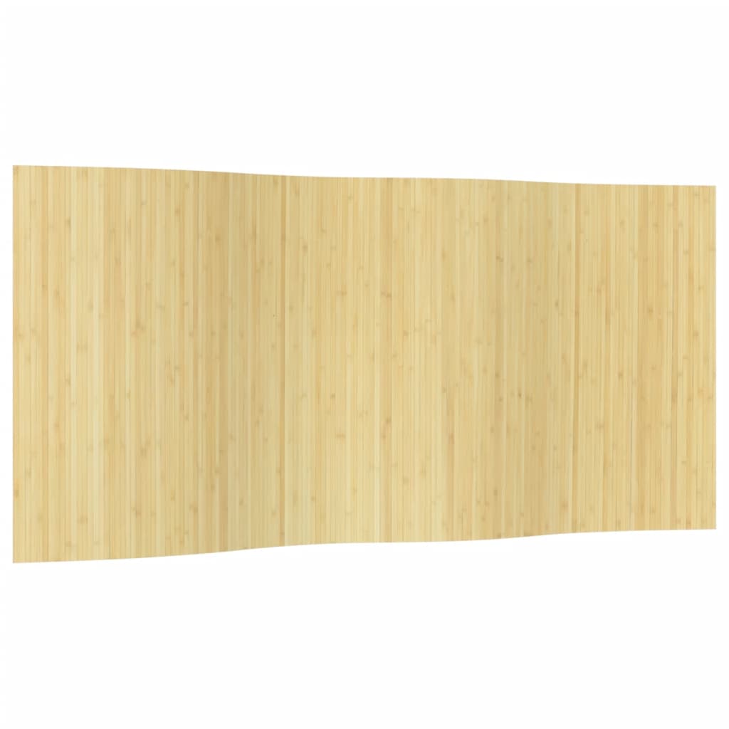vidaXL Parawan, jasny naturalny, szerokość 400 cm, wysokość 165 cm, bambusowy