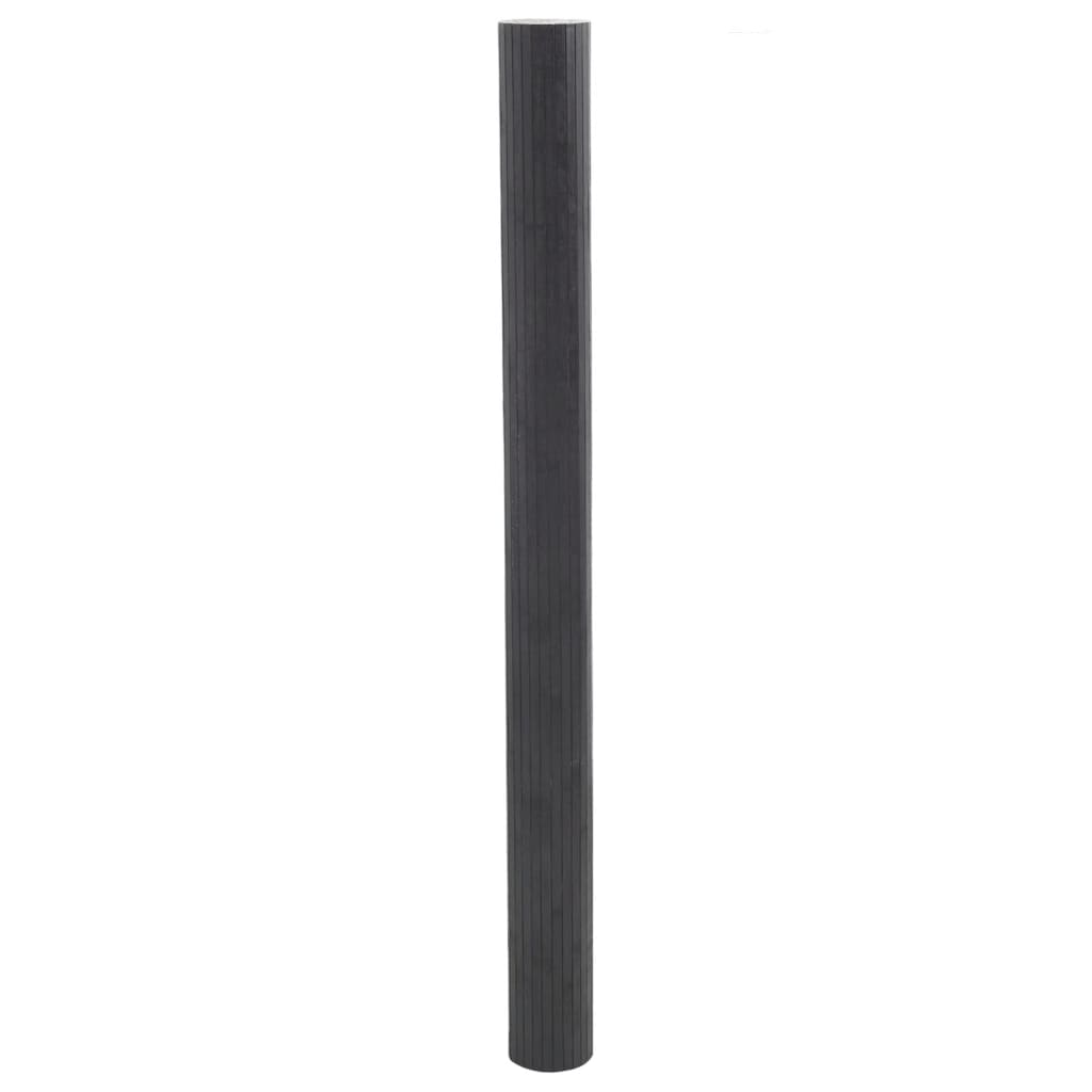vidaXL Parawan, szary, szerokość 400 cm, wysokość 165 cm, bambusowy