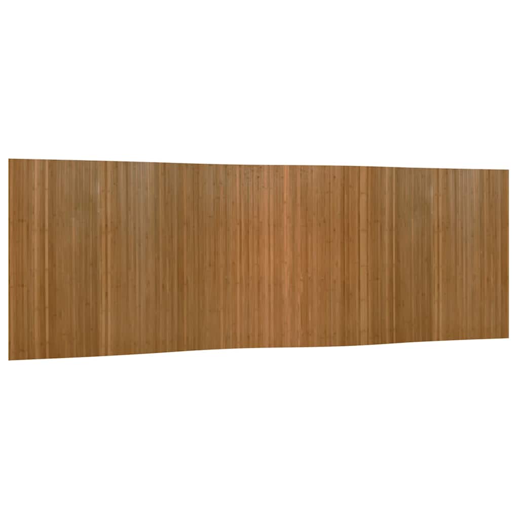 vidaXL Parawan, brązowy, szerokość 600 cm, wysokość 165 cm, bambusowy