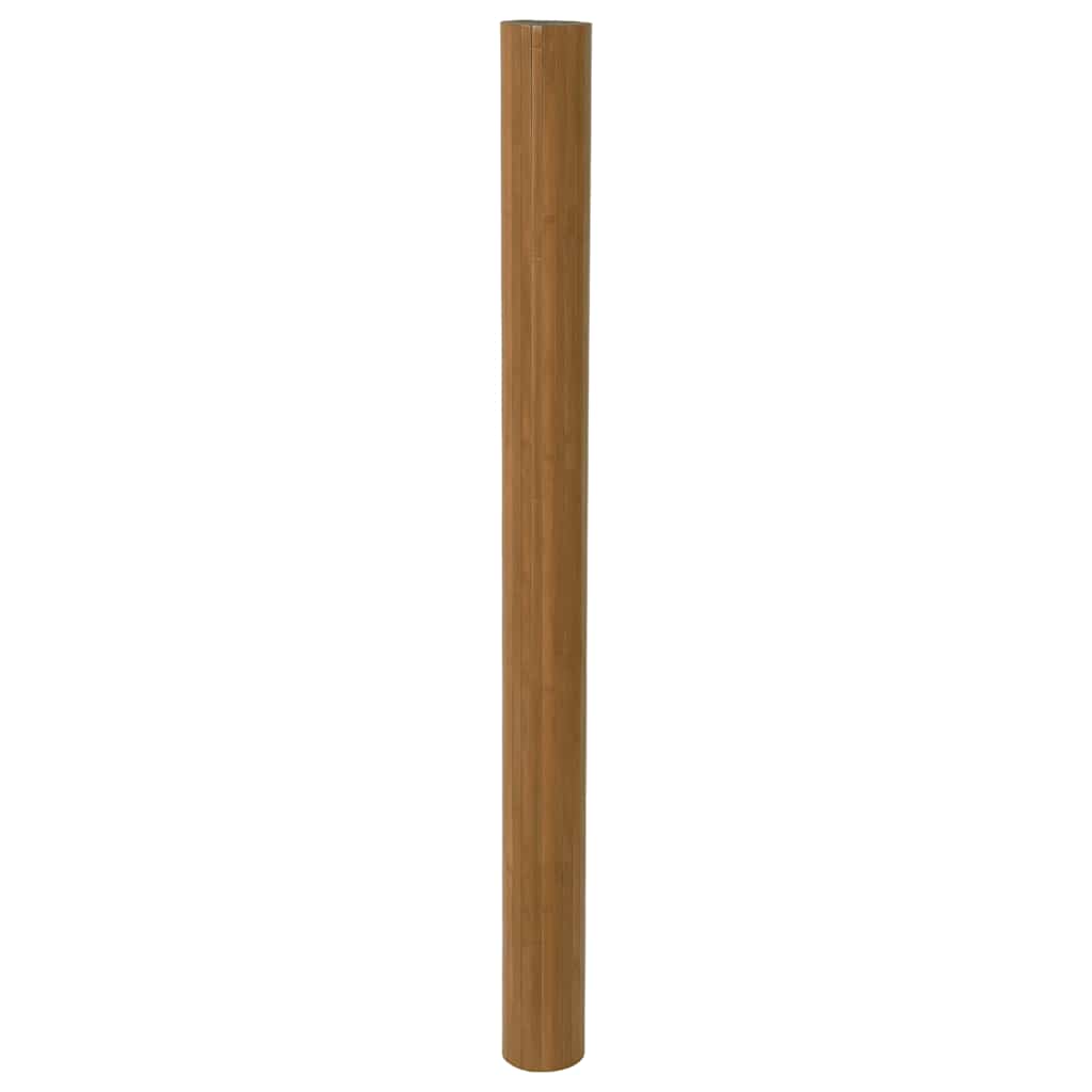 vidaXL Parawan, brązowy, szerokość 600 cm, wysokość 165 cm, bambusowy