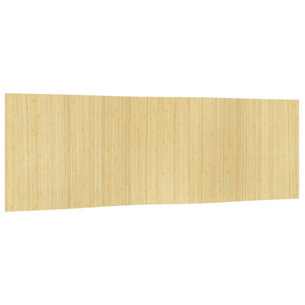 vidaXL Parawan, jasny naturalny, szerokość 600 cm, wysokość 165 cm, bambusowy
