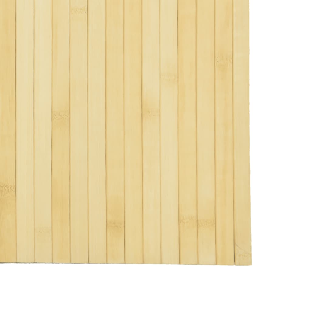 vidaXL Parawan, jasny naturalny, szerokość 600 cm, wysokość 165 cm, bambusowy