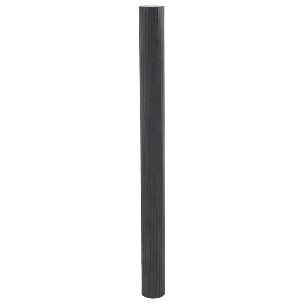 vidaXL Parawan, szary, szerokość 800 cm, wysokość 165 cm, bambusowy