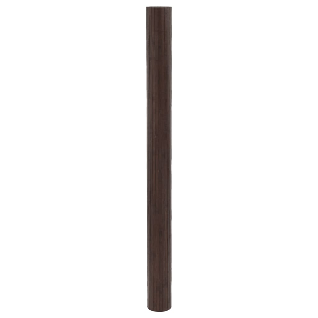 vidaXL Parawan, ciemnobrązowy, szerokość 800 cm, wysokość 165 cm, bambusowy