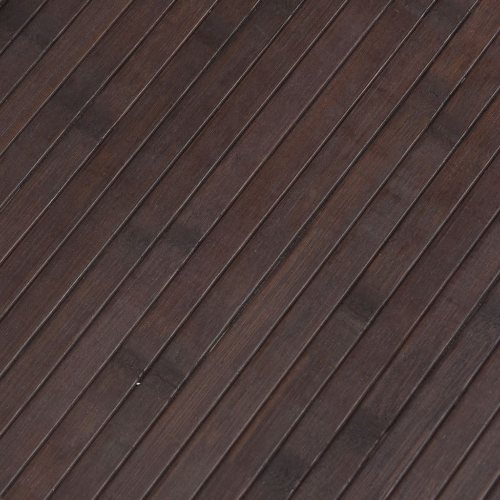 vidaXL Parawan, ciemnobrązowy, szerokość 800 cm, wysokość 165 cm, bambusowy