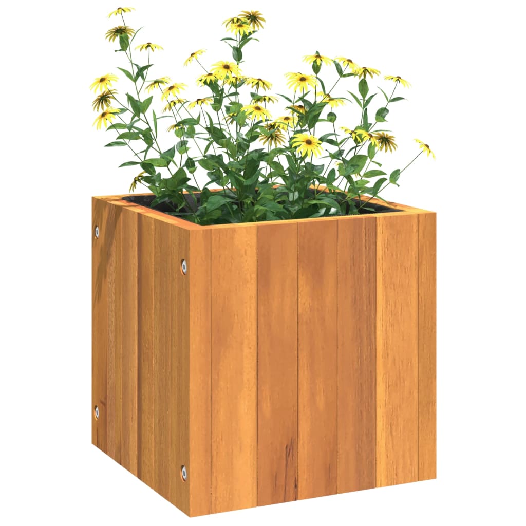 vidaXL Donica ogrodowa, 25x25x25 cm, lite drewno akacjowe