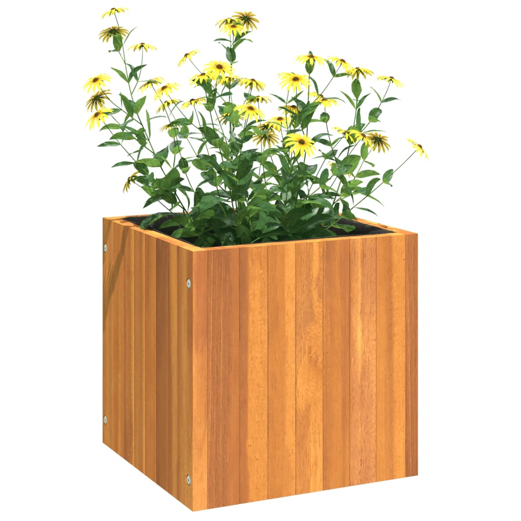 vidaXL Donica ogrodowa, 35x35x35 cm, lite drewno akacjowe